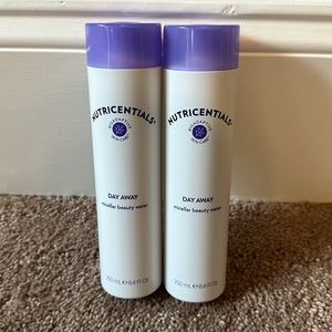 New, lot of 2- Nutricenticals Day Away Micellar Beauty Water